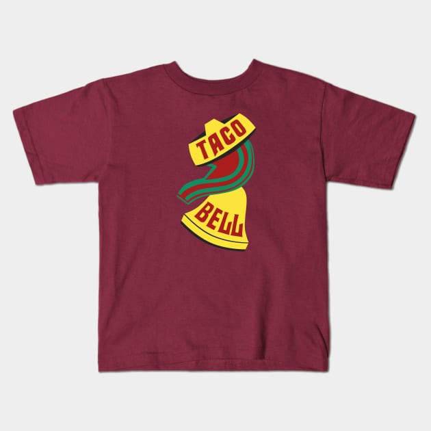 Taco Bell Vintage Sign Kids T-Shirt by carcinojen